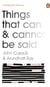 Things That Can and Cannot Be Said