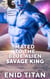 Mated To The Blue Alien Savage King - Blue Alien Romance Series: The Clans of Antarea, #3