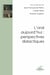 L’oral aujourd’hui: perspectives didactiques