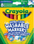 8 Feutres à colorier ultra lavables - Crayola