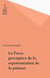 La force perceptive de la représentation de la pulsion