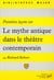 Premières leçons sur le mythe antique dans le théâtre contemporain