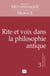 Revue de métaphysique et de morale n.3 : rite et voix dans la philosophie anique (édition 2019)