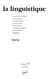 Revue La Linguistique n.2020/2
