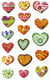 Stickers Cooky CÏurs - 1 planche