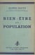 Bien-être et population