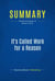 Summary: It's Called Work for a Reason - Review and Analysis of Winget's Book