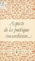 Aspects de la poétique ronsardienne - Actes du Colloque de Caen, décembre 1985