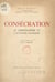 Consécration - Le christianisme et l'activité humaine
