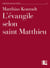 L'évangile selon saint Matthieu