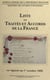 Liste des traités et accords de la France en vigueur au 1er octobre 1992 (1)