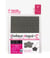 6 feuilles plastique dingue noir et motifs blancs