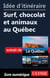 Idée d'itinéraire - Surf, chocolat et animaux au Québec