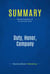 Summary: Duty, Honor, Company - Review and Analysis of the Dorlands' Book