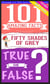 Fifty Shades of Grey - 101 Amazing Facts & True or False? - GWhizBooks.com