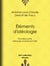 Éléments d'idéologie - Première partie - Idéologie proprement dite