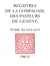 Registres de la Compagnie des pasteurs de Genève au temps de Calvin - TomeXI, 1610-1613