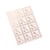 24 stickers - Merci - or