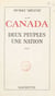 Canada - Deux peuples, une nation