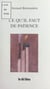 Ce qu'il faut de patience : poèmes 1994-1998