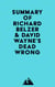 Summary of Richard Belzer & David Wayne's Dead Wrong