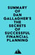 Summary of Dan Gallagher's The Secrets of Successful Financial Planning