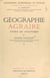 Géographie agraire - Types de cultures