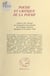 Poésie et critique de la poésie - Actes