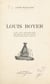 Louis Royer - Avec une bibliographie des travaux de Louis Royer établie par Pierre Vaillant