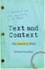 Text and Context - The Operative Word