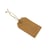 Lot de 25 étiquettes kraft 4,5 x 8 cm avec œillet doré et ficelle 5 m - Créalia