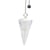 Pendule à Facettes en Quartz Naturel