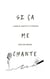 Si ça me chante - Album de variétés (littéraires)