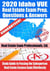 2020 Idaho VUE Real Estate Exam Prep Questions & Answers: Study Guide to Passing the Salesperson Real Estate License Exam Effortlessly