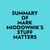 Summary of Mark Miodownik's Stuff Matters