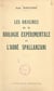 Les origines de la biologie expérimentale et l'abbé Spallanzani