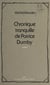Chronique tranquille de Patrice Dumby