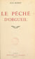 Le péché d'orgueil