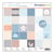 Bloc de 60 feuilles de papier Sweet dreams - 30x30 cm