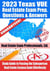 2023 Texas VUE Real Estate Exam Prep Questions & Answers: Study Guide to Passing the Salesperson Real Estate License Exam Effortlessly