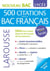 500 citations pour le bac français