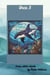 Orca 3 - Stained Glass Animals, #5