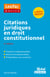 Citations juridiques en droit constitutionnel - Licence, Master