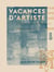 Vacances d'artiste
