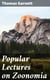Popular Lectures on Zoonomia - Or The Laws of Animal Life, in Health and Disease