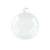 Suspension boule en verre avec trou  - Hauteur 10 cm - Cultura Collection - Botanique nature