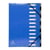 Trieur A4 - 12 compartiments - Iderama - Carton - Exacompta - Bleu foncé