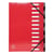 Trieur A4 - 12 compartiments - Iderama - Carton - Exacompta - Rouge
