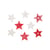 8 accessoires feutrine - étoiles - rouge/écru - Cultura Collection Noël Cosy