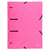 1 chemise à élastique 3 rabats A4 - Punchy - Carton - Exacompta - Coloris assortis